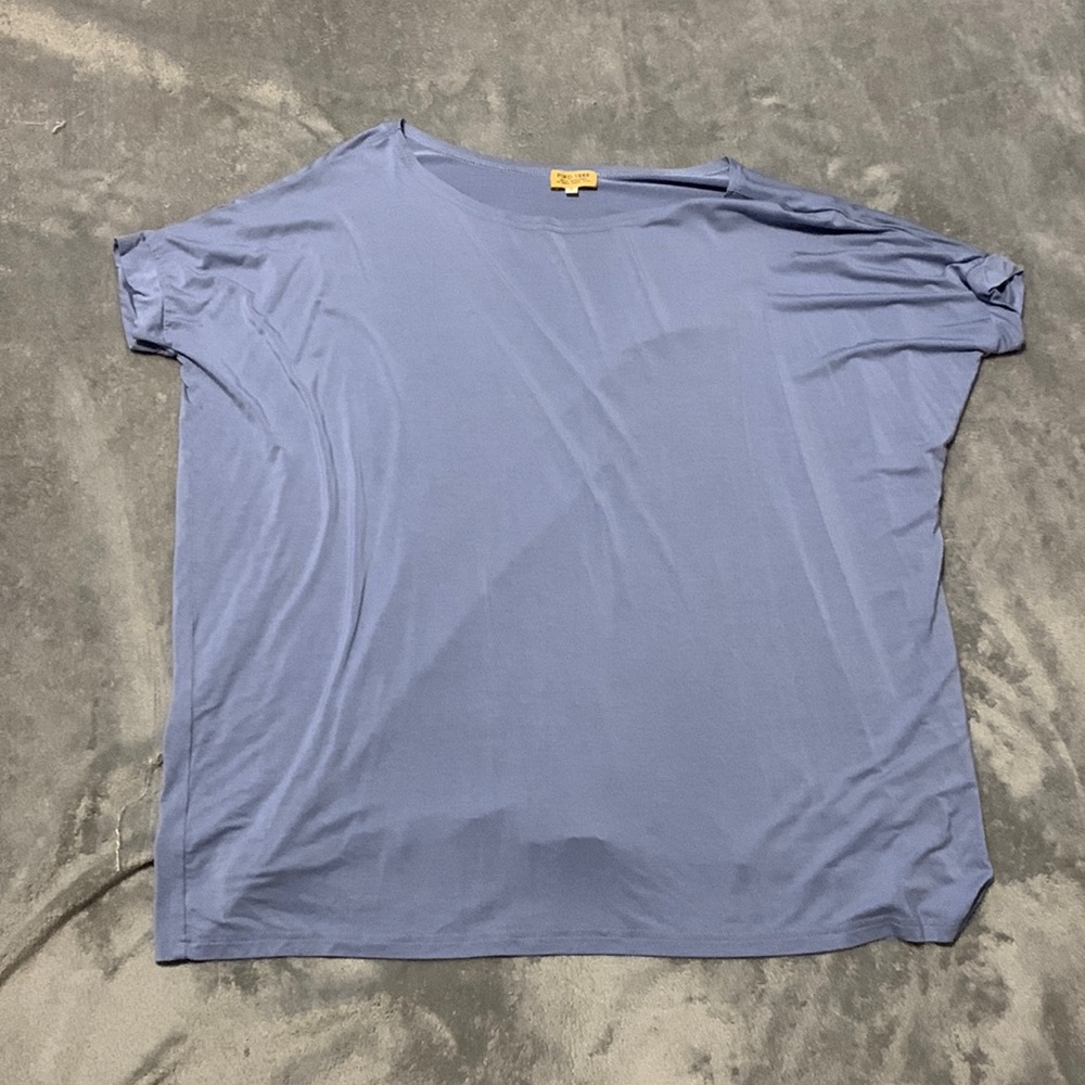 PIKO silvery blue shirt. Size small